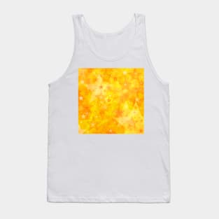 Gold Star Power Pattern Tank Top